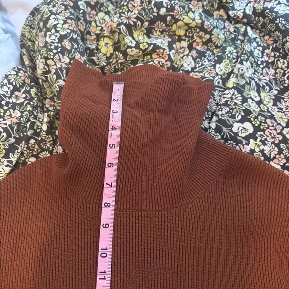 Free People Brown Cowl Neck Sweater - Picture 5 of 8